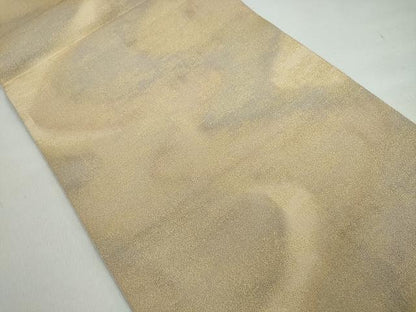 平和屋着物◎全通柄袋帯 砂子綴れ 霞文 金糸 逸品 CAAI0769yk