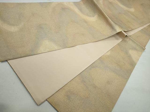 平和屋着物◎全通柄袋帯 砂子綴れ 霞文 金糸 逸品 CAAI0769yk