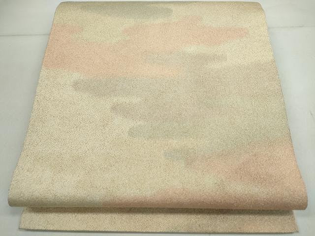平和屋着物◎全通柄袋帯 砂子綴れ 雲取り文 金糸 逸品 CAAI0790yk