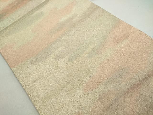 平和屋着物◎全通柄袋帯 砂子綴れ 雲取り文 金糸 逸品 CAAI0790yk