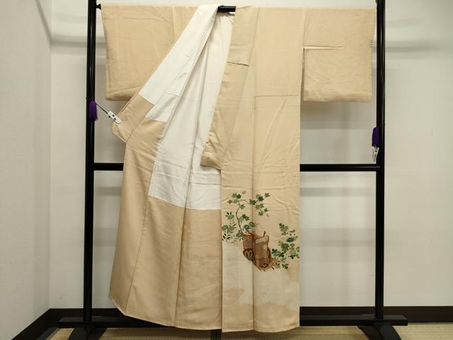 平和屋着物■豪華色留袖 駒刺繍 絞り 御所車草花文 金彩 正絹 逸品 CAAI4787in