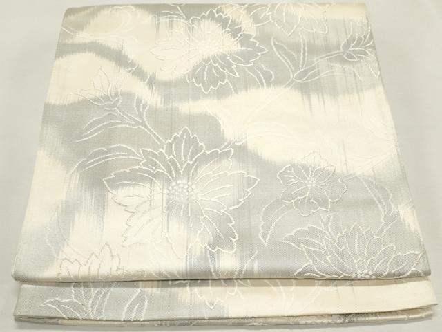 平和屋着物◎六通柄袋帯 枝花文 正絹 逸品 CAAI6204ou