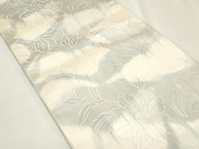 平和屋着物◎六通柄袋帯 枝花文 正絹 逸品 CAAI6204ou