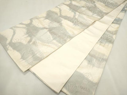 平和屋着物◎六通柄袋帯 枝花文 正絹 逸品 CAAI6204ou