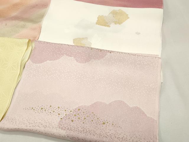 平和屋着物★和装小物　上質な帯揚げ10枚　礼装用　絞り　破れ色紙重ね　ぼかし染　金彩　未使用あり　逸品　CAAI9909qe