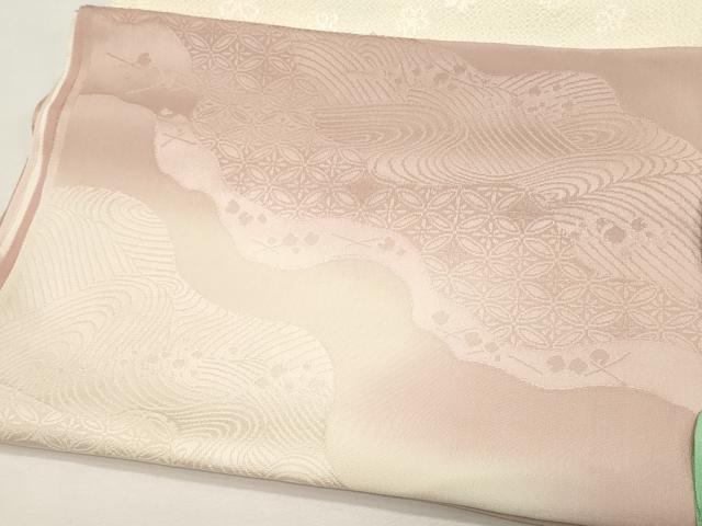 平和屋着物★和装小物　上質な帯揚げ10枚　金通し地　金彩　道長流水吉祥花文　ぼかし染　未使用あり　逸品　CAAI9915qe
