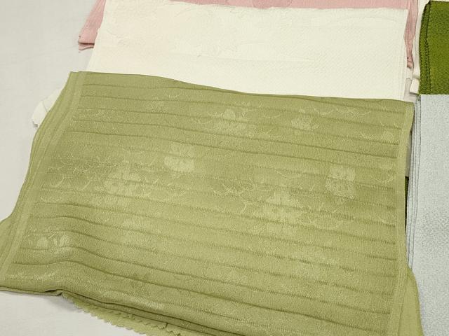 平和屋着物★和装小物　上質な帯揚げ10枚　絞り　刺繍　礼装用　松皮菱花文　橘　楓文　金糸　金彩　逸品　CAAI9917qe