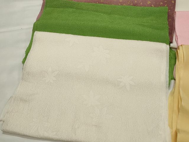 平和屋着物★和装小物　上質な帯揚げ10枚　金通し地　絞り　礼装用　刺繍　辻が花　金糸　金彩　未使用あり　逸品　CAAI9933qe