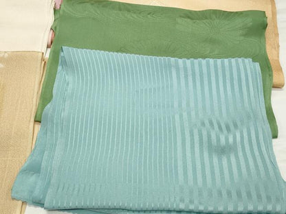 平和屋着物★和装小物　上質な帯揚げ10枚　丹後ちりめん　花　ぼかし染　箔散らし　金糸　金彩　未使用あり　逸品　CAAI9936qe