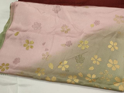 平和屋着物★和装小物 上質な帯揚げ10枚 金銀糸 桜 雲重ね吉祥文 ぼかし染 未使用あり 逸品 CAAI9944qe
