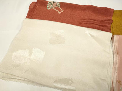 平和屋着物★和装小物　上質な帯揚げ10枚　丹後ちりめん　仕覆吉祥花文　枝花文　ぼかし染　金銀糸　未使用あり　逸品　CAAI9966qe
