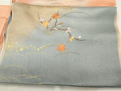 平和屋着物★和装小物　上質な帯揚げ10枚　銀糸　礼装用　刺繍　箔散らし　たたき染め　金糸　金彩　未使用あり　逸品　CAAI9976qe