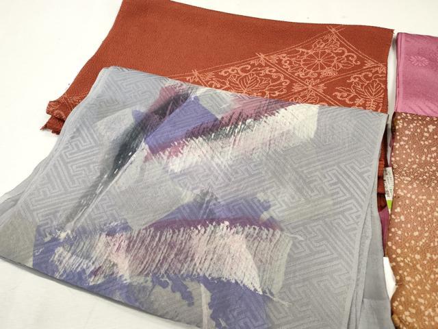 平和屋着物★和装小物　上質な帯揚げ10枚　銀糸　礼装用　刺繍　箔散らし　たたき染め　金糸　金彩　未使用あり　逸品　CAAI9976qe