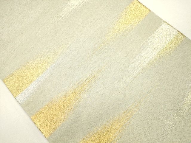 平和屋着物●太鼓柄袋帯 綴れ 霞文 金銀糸 逸品 CAAJ0125eg