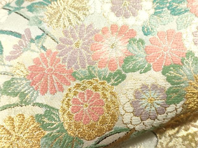 平和屋着物●六通柄袋帯 御所年中行事絵図 金銀糸 逸品 CAAJ0398eg