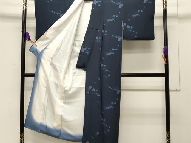 平和屋着物■上質な小紋　流水風景文　逸品　CAAJ3252ch
