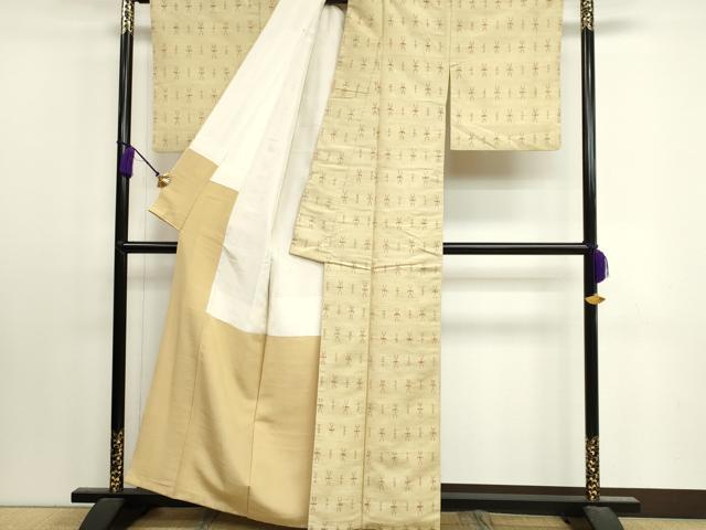 平和屋着物■上質な紬　吉祥文　逸品　CAAJ3299ch