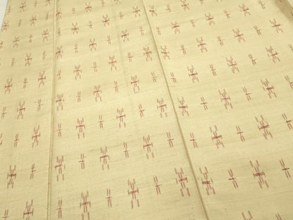 平和屋着物■上質な紬　吉祥文　逸品　CAAJ3299ch