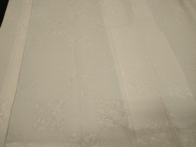平和屋着物■長襦袢 袷 市松花唐草地紋 正絹 逸品 CAAJ8155ku