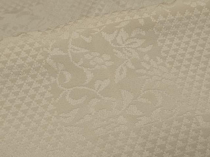 平和屋着物■長襦袢 袷 市松花唐草地紋 正絹 逸品 CAAJ8155ku