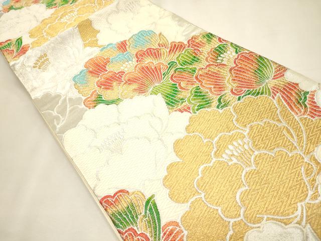 平和屋着物◎六通柄袋帯 舞花文 金銀糸 逸品 CAAJ9631oy