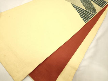 平和屋着物◎太鼓柄 京袋帯 切嵌吉祥文 逸品 CAAJ9691oy