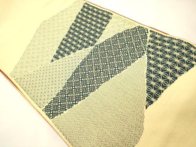 平和屋着物◎太鼓柄 京袋帯 切嵌吉祥文 逸品 CAAJ9691oy