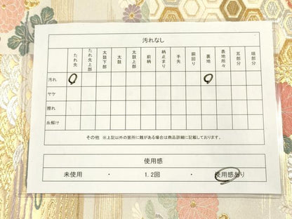 平和屋着物◎六通柄袋帯 唐織名錦遺芳 金銀糸 逸品 CAAJ9712oy