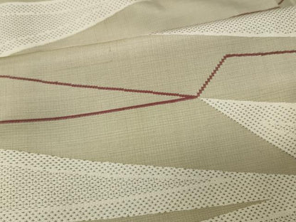 平和屋着物■上質なお召　吉祥文　正絹　逸品　CAAK0376in