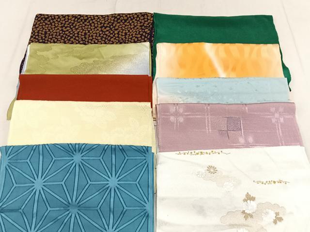 平和屋着物★和装小物 上質な帯揚げ 10枚セット 逸品 CAAK2712xe