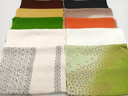 平和屋着物★和装小物 上質な帯揚げ 10枚セット 逸品 CAAK2738xe