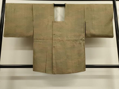 平和屋着物■道行コート　吉祥地紋　暈し染め　正絹　逸品　CAAK3746dy