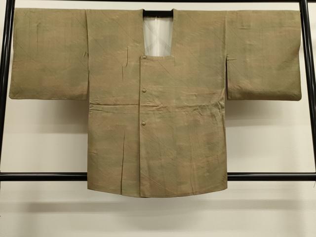 平和屋着物■道行コート　吉祥地紋　暈し染め　正絹　逸品　CAAK3746dy