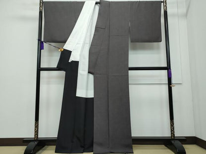 平和屋着物●江戸小紋 鮫小紋柄 正絹 逸品 CAAK4063vf