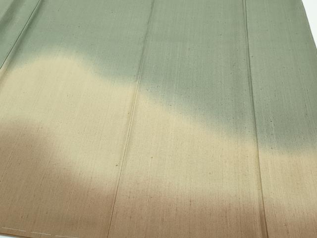 平和屋着物●訪問着　紬地　霞文　正絹　逸品　CAAK4072vf