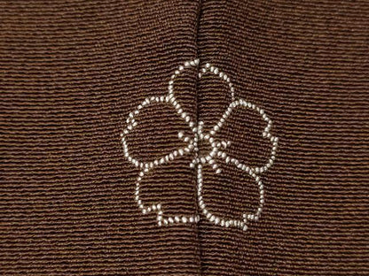 平和屋着物●訪問着 刺繍 草花文 金彩 正絹 逸品 CAAK8365ev