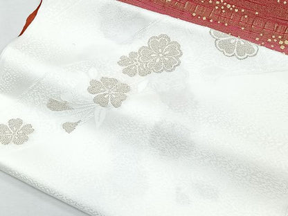 平和屋着物★和装小物 上質な帯揚げ10枚セット 梅 箔散らし 色無地 金彩 逸品 CAAL0419xi