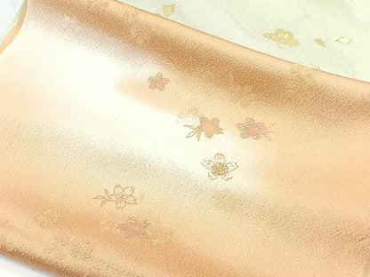 平和屋着物★和装小物　上質な帯揚げ10枚セット　刺繍　桜　舞蝶文　麻の葉　ぼかし染　金彩　丹後ちりめん　逸品　CAAL0420xi
