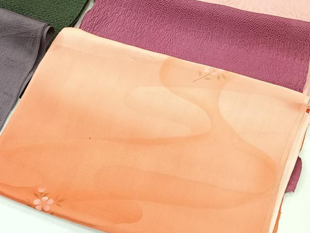 平和屋着物★和装小物　上質な帯揚げ10枚セット　絞り　刺繍　ぽっくり下駄　縮緬　色無地　礼装用　金糸　未使用あり　逸品　CAAL0422xi