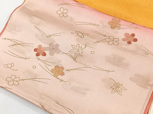 平和屋着物★和装小物　上質な帯揚げ10枚セット　絞り　花鳥丸文　ぼかし染　金彩　丹後ちりめん　逸品　CAAL0425xi