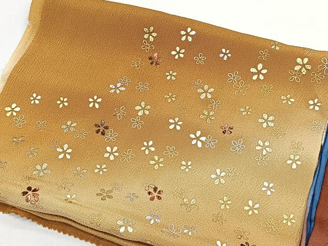 平和屋着物★和装小物　上質な帯揚げ10枚セット　刺繍　舞花文　飛鶴　ぼかし染　金彩　丹後ちりめん　逸品　CAAL0428xi