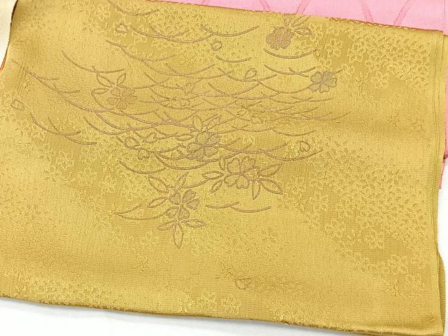 平和屋着物★和装小物　上質な帯揚げ10枚セット　刺繍　立涌花文　ぼかし染　金彩　未使用あり　逸品　CAAL0429xi