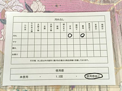 平和屋着物◎六通柄袋帯 吉祥花文 金銀糸 正絹 逸品 CAAL2448ua