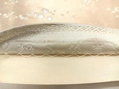 平和屋着物◎六通柄袋帯 桃山絵巻 金糸 正絹 逸品 CAAL2462ua