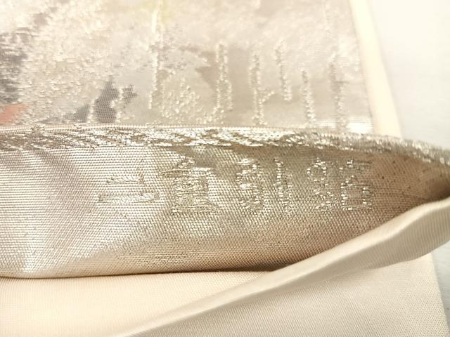 平和屋着物◎六通柄袋帯　古京錦　風景文　二重引箔　正絹　逸品　CAAL2633ua