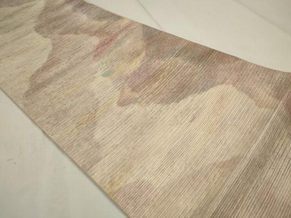 平和屋着物■六通柄袋帯 霞文 金糸 正絹 逸品 CAAL3029in