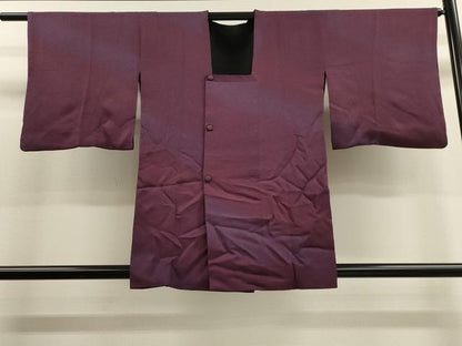 平和屋着物■道行コート リバーシブル 霞文 正絹 逸品 CAAL4192dy