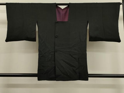 平和屋着物■道行コート リバーシブル 霞文 正絹 逸品 CAAL4192dy