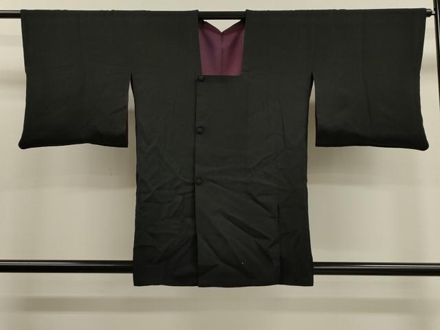 平和屋着物■道行コート リバーシブル 霞文 正絹 逸品 CAAL4192dy