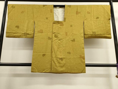 平和屋着物■道行コート　吉祥文　正絹　逸品　CAAL4252dy